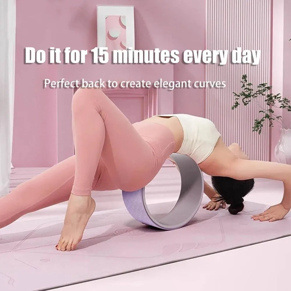 Harmony Spinal Relief Yoga Wheel | Deep Tissue Back Opener & Posture Corrector