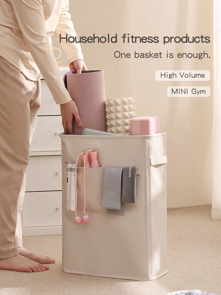 Harmony Home Yoga Storage Rack – Compact Corner Organizer for Mats, Rollers, Bands & Straps